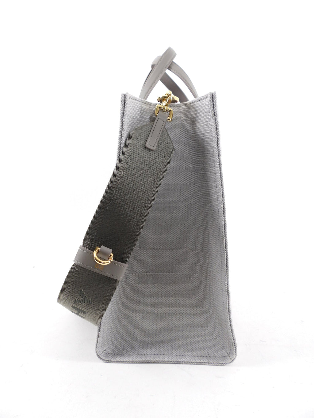 Givenchy Light Grey Canvas Medium G-Tote Bag