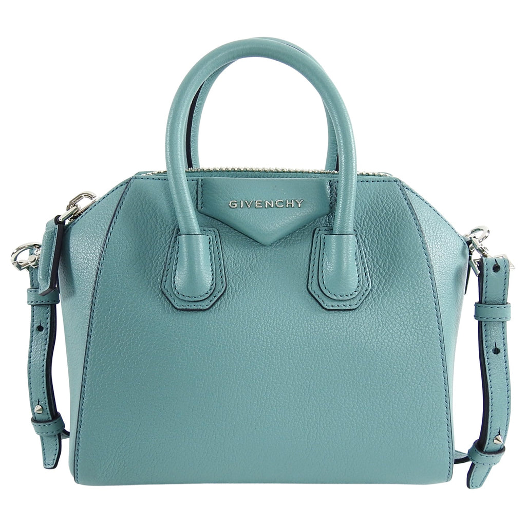 Givenchy Aqua Blue Antigona Mini Crossbody Bag