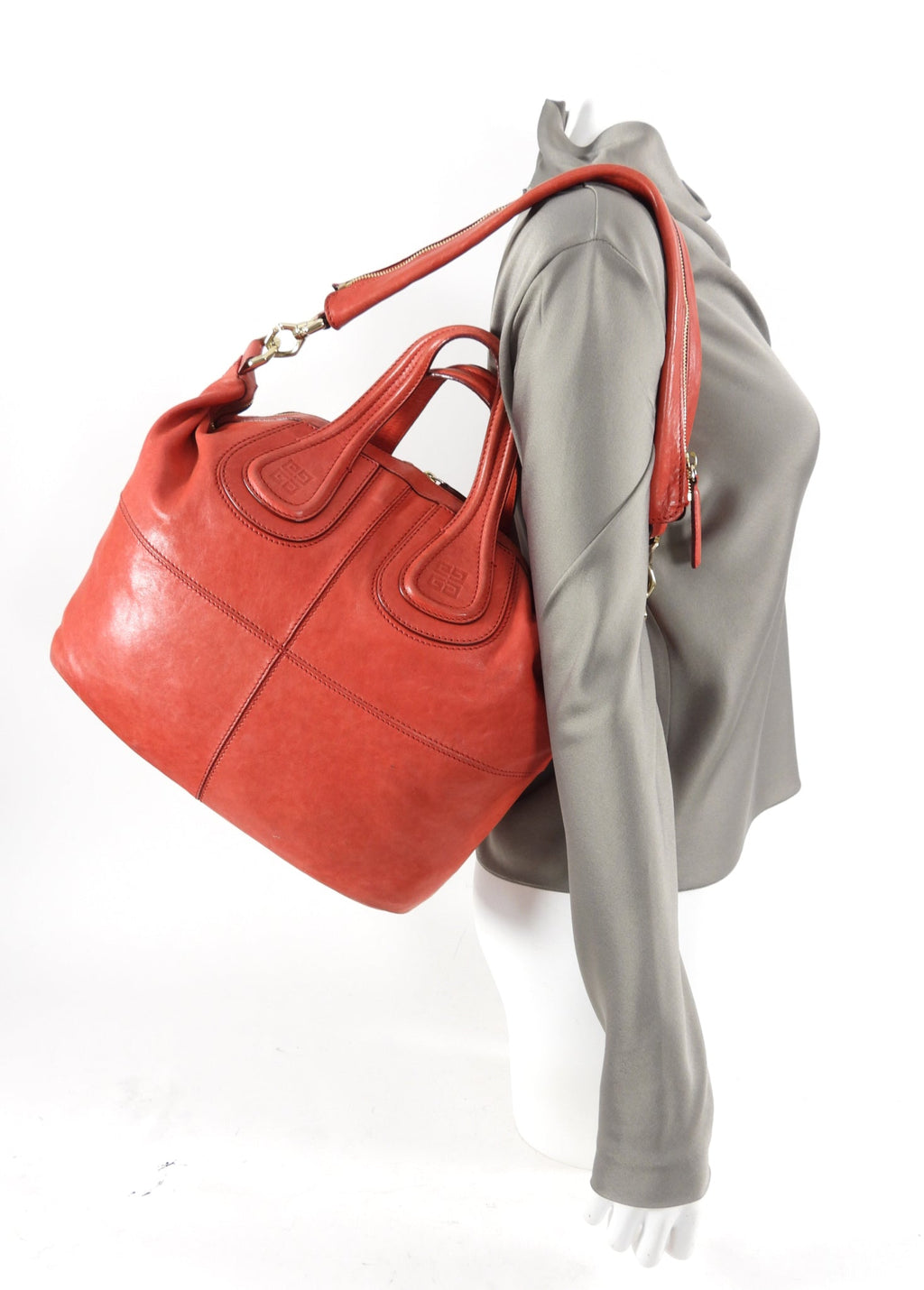 Givenchy Nightingale Red Leather Bag
