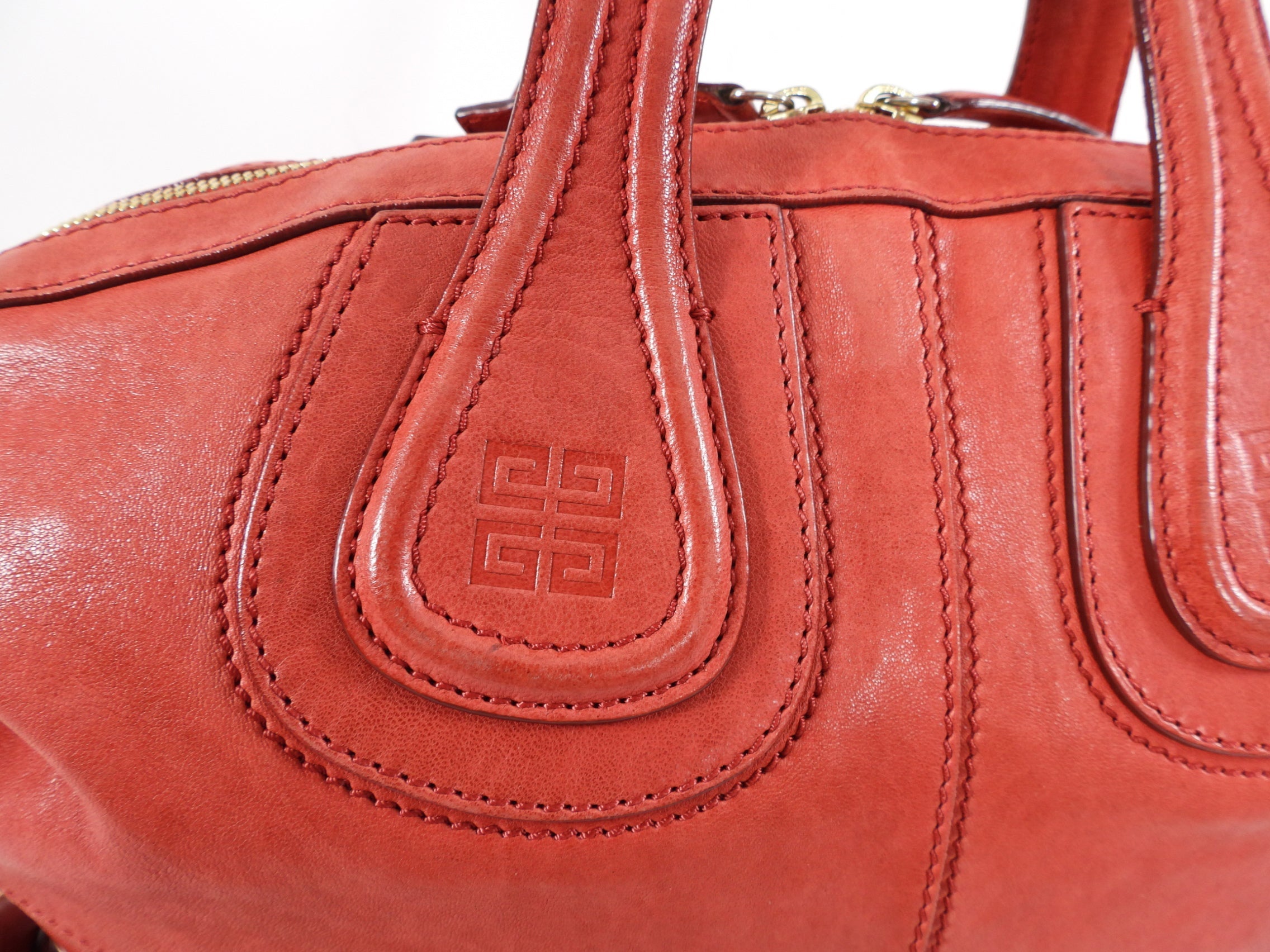 Givenchy Nightingale Red Leather Bag