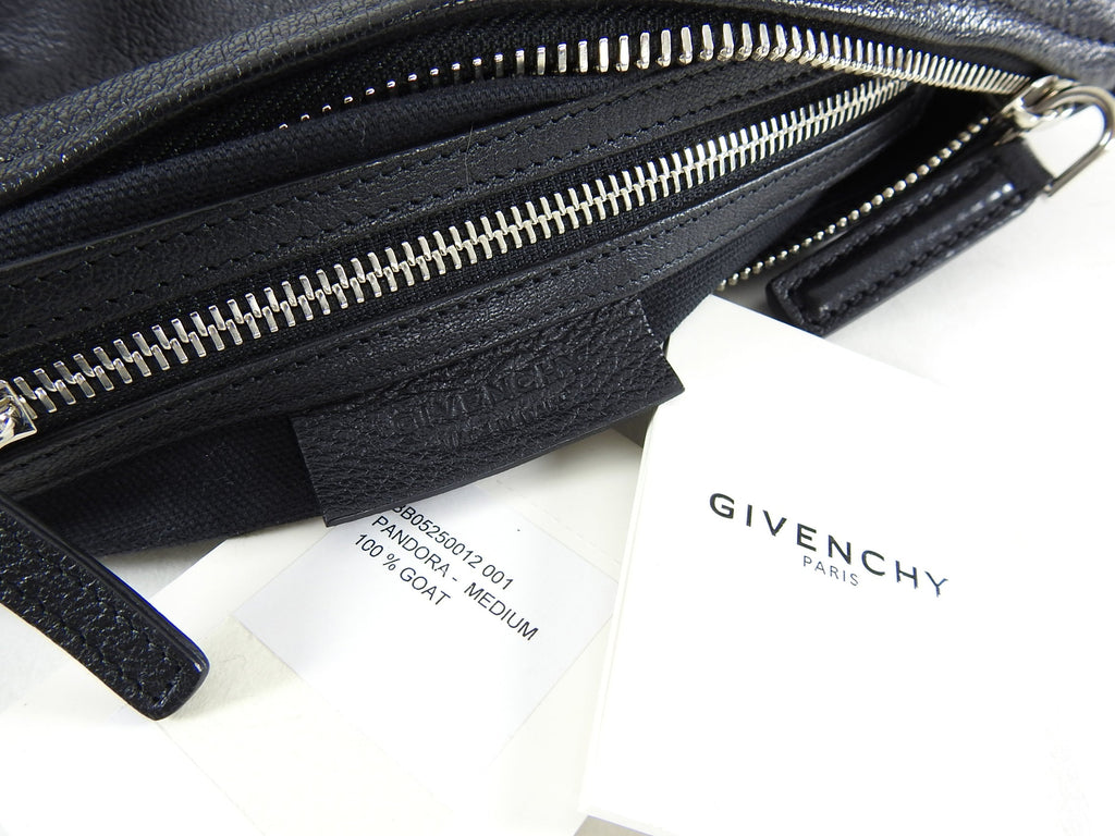Givenchy Medium Pandora Black Leather Bag