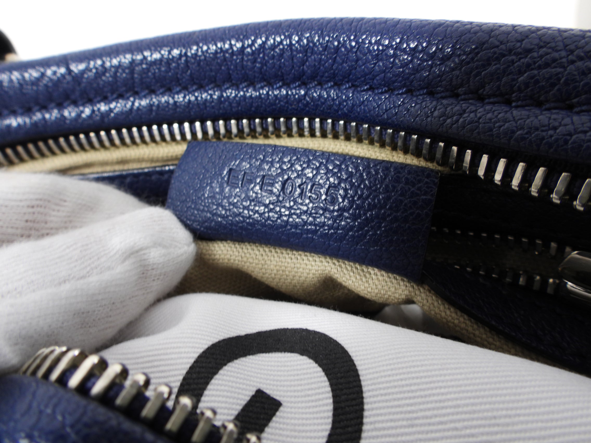 Givenchy Dark Blue Small Pandora Leather Bag