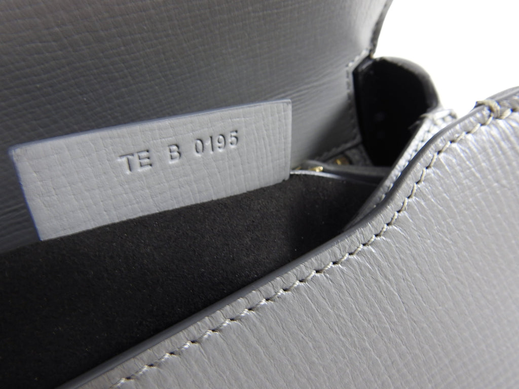 Givenchy Grey Mini Pandora Box Chain Crossbody Bag