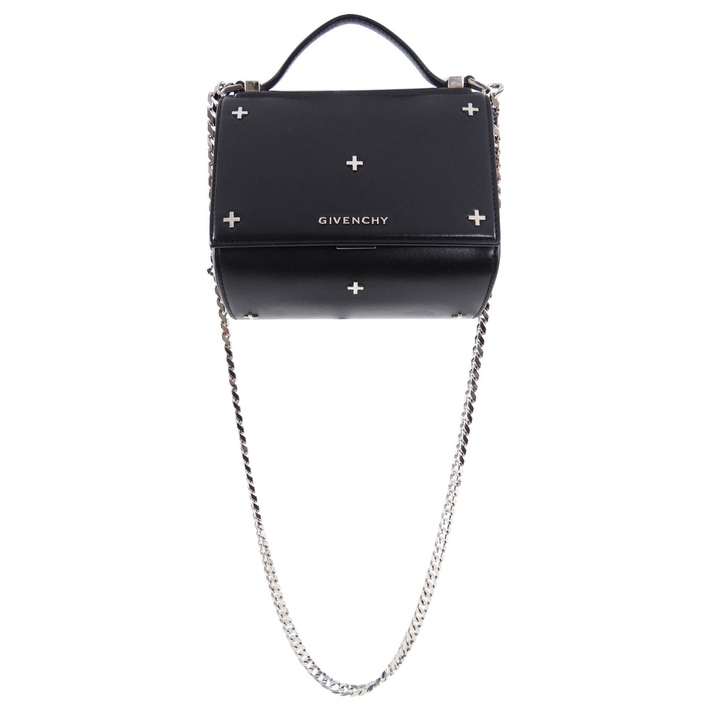 Givenchy Black Mini Pandora Box Chain Crossbody Bag