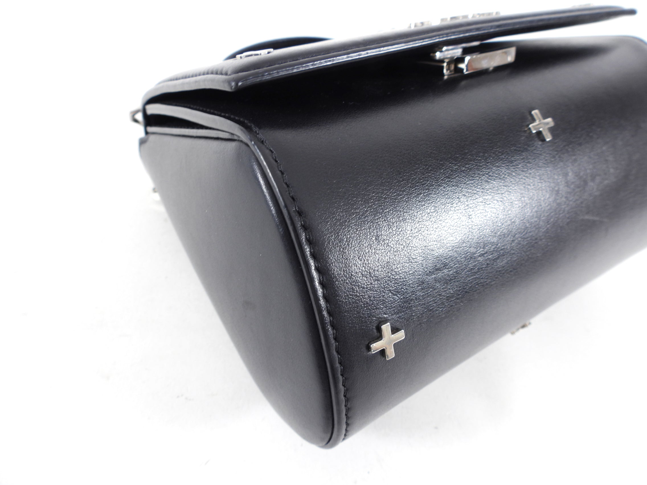Givenchy Black Mini Pandora Box Chain Crossbody Bag