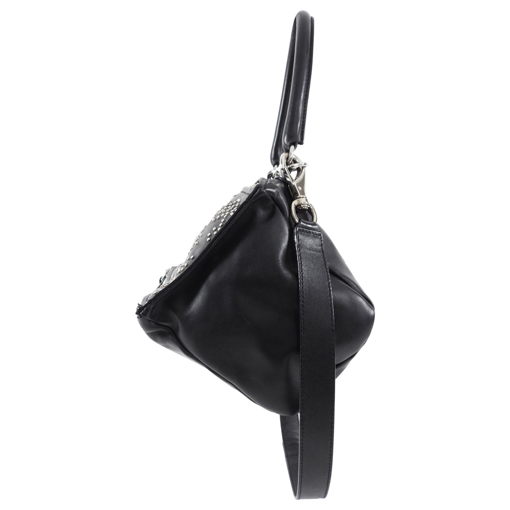 Givenchy Small Black Leather Studded Pandora Bag