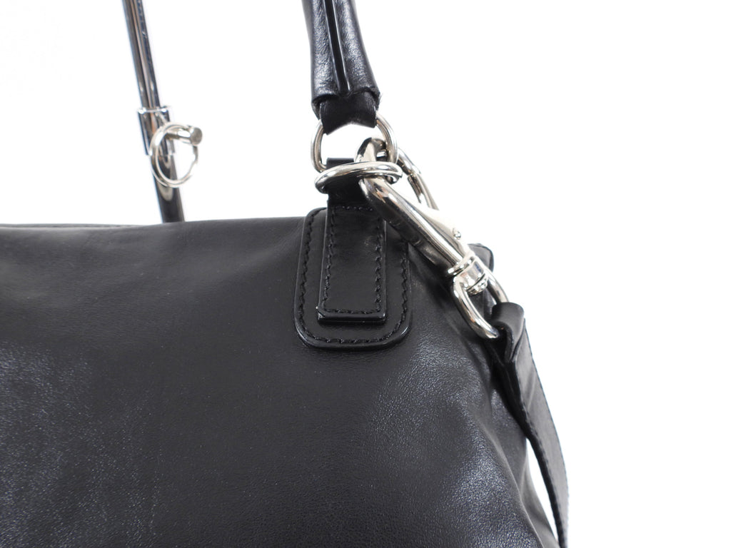Givenchy Small Black Leather Studded Pandora Bag