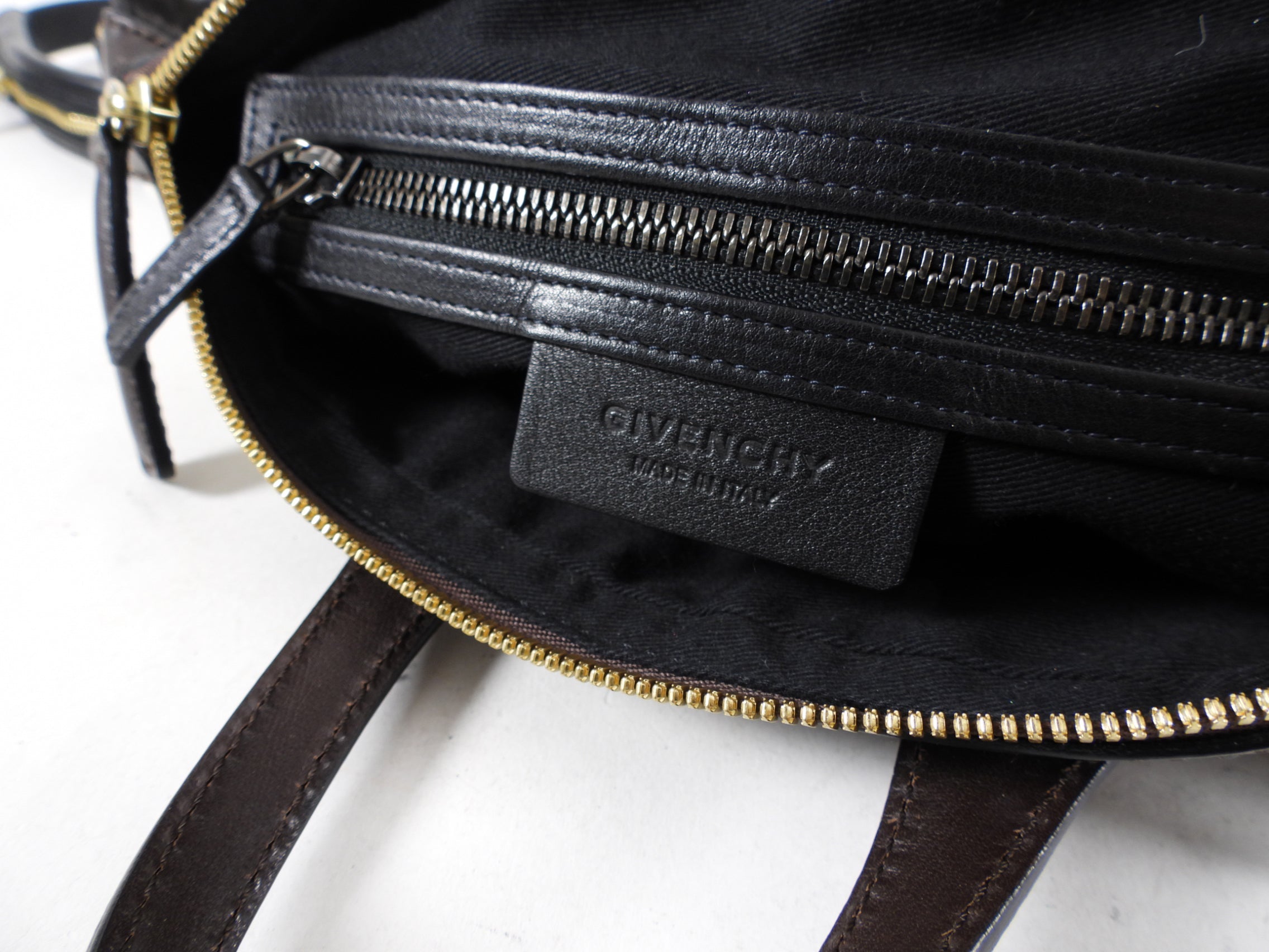 Givenchy Small Nightingale Dark Brown Pony Hair Bag