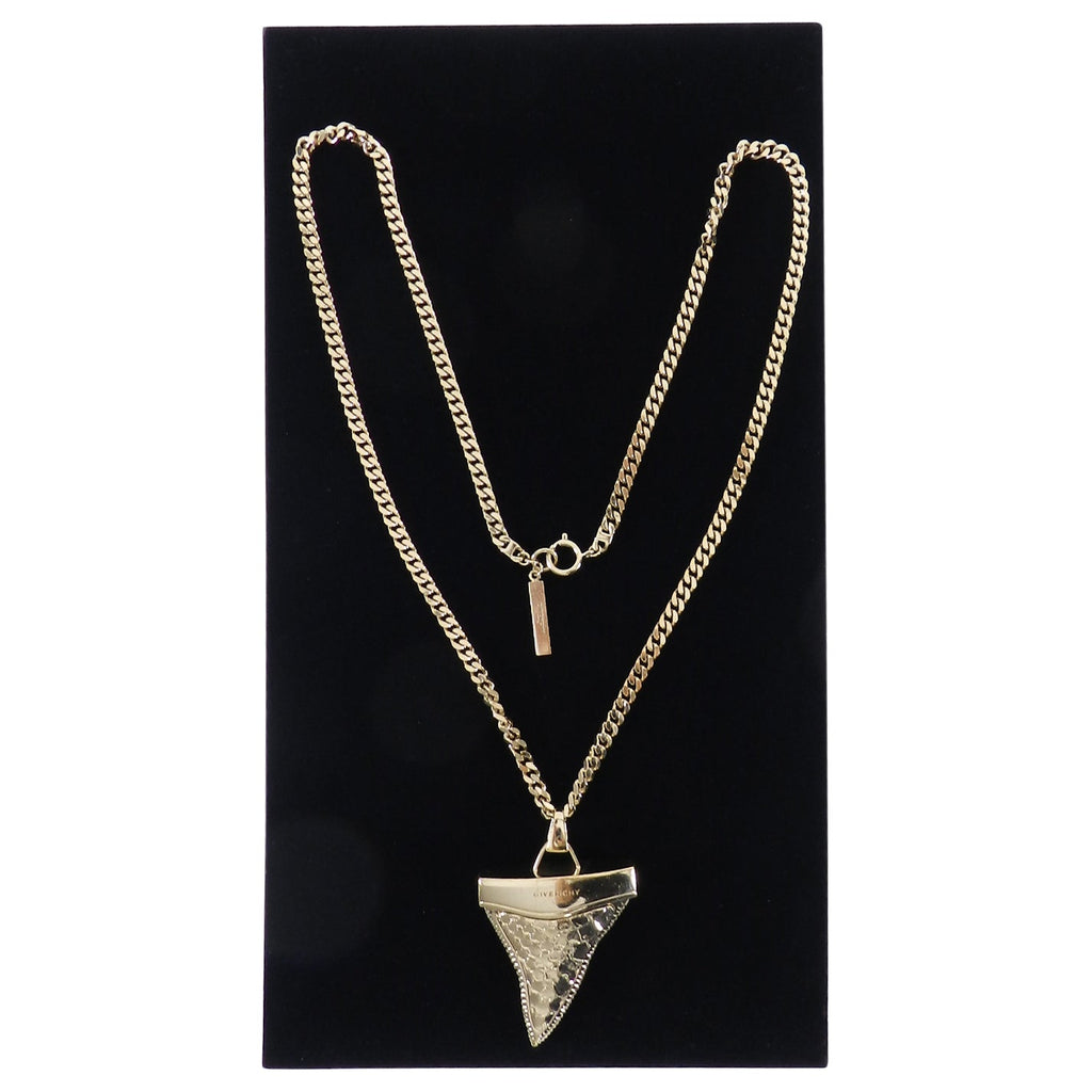 Givenchy Large Gold Shark Tooth Necklace