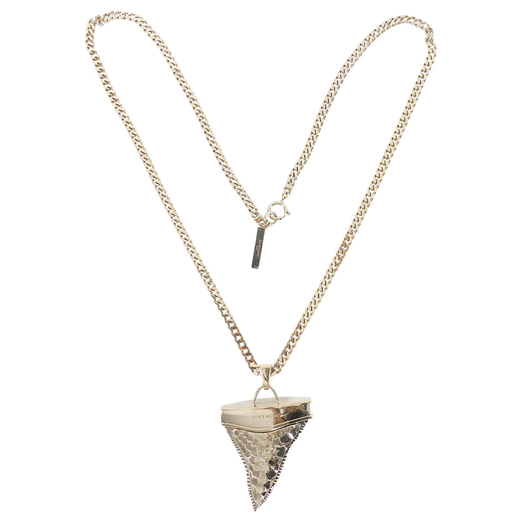 Givenchy Large Gold Shark Tooth Necklace