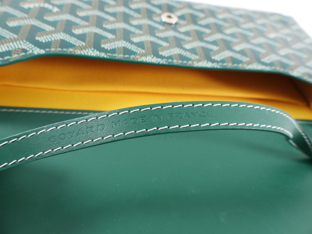 Goyard Monte Carlo PM Clutch Green Crossbody Bag