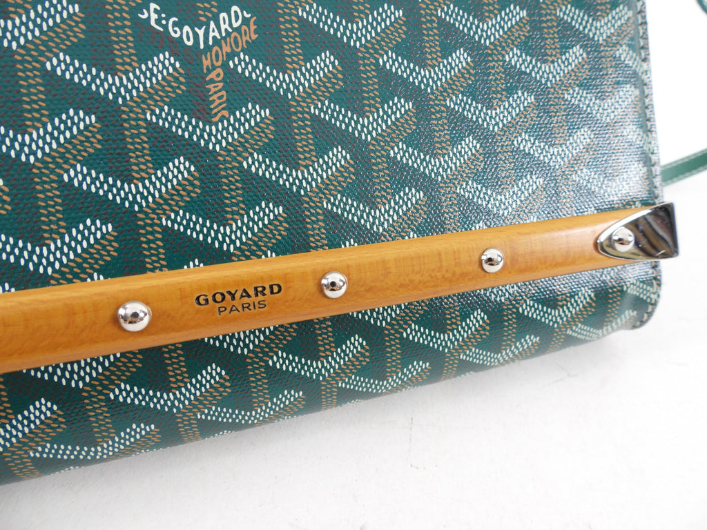 Goyard Monte Carlo PM Clutch Green Crossbody Bag