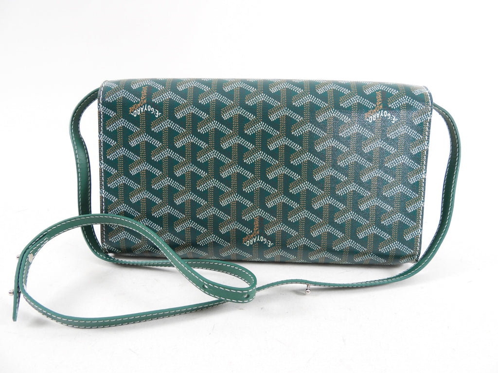 Goyard Monte Carlo PM Clutch Green Crossbody Bag