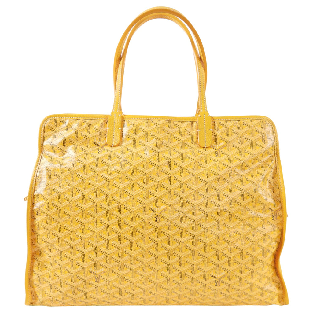 Goyard Sac Hardy Pet Carrier Yellow Tote Bag