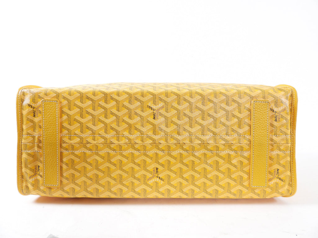 Goyard Sac Hardy Pet Carrier Yellow Tote Bag
