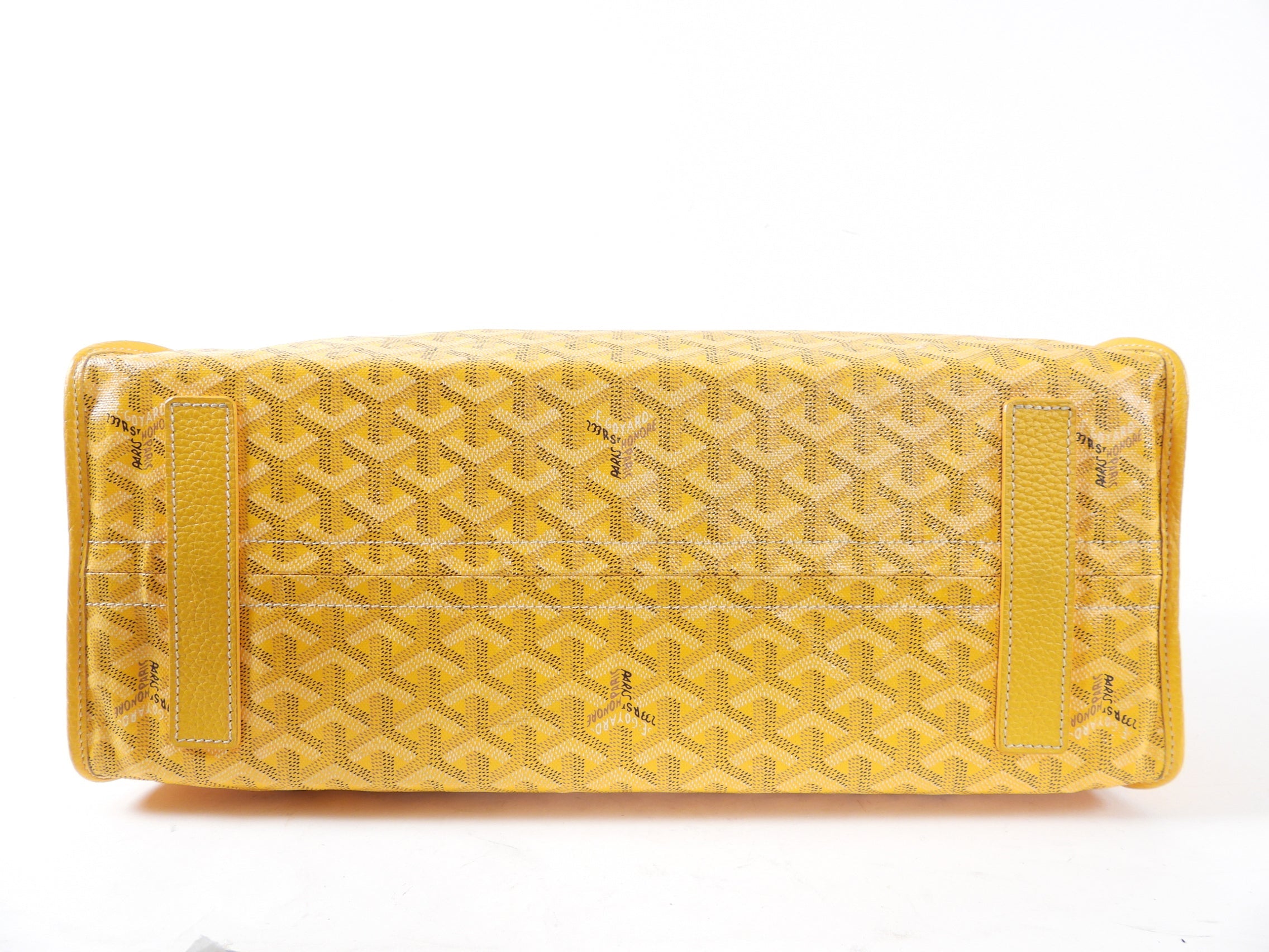 Goyard Sac Hardy Pet Carrier Yellow Tote Bag