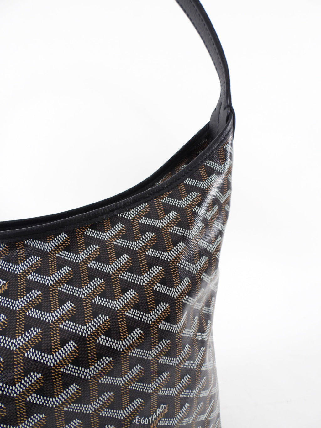 Goyard Black Goyardine Boheme Tote Bag