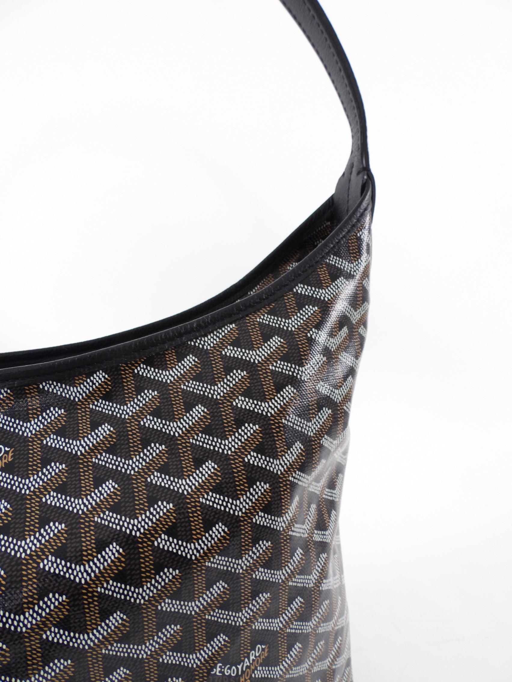 Goyard Black Goyardine Boheme Tote Bag
