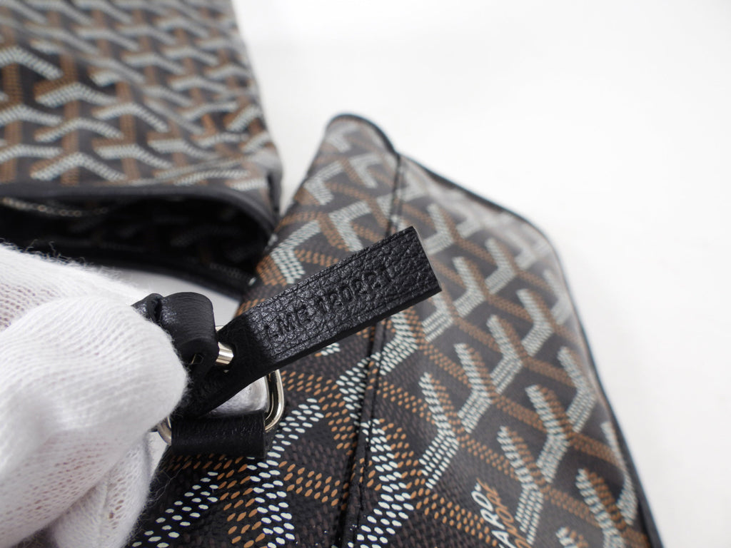 Goyard Black Goyardine Boheme Tote Bag