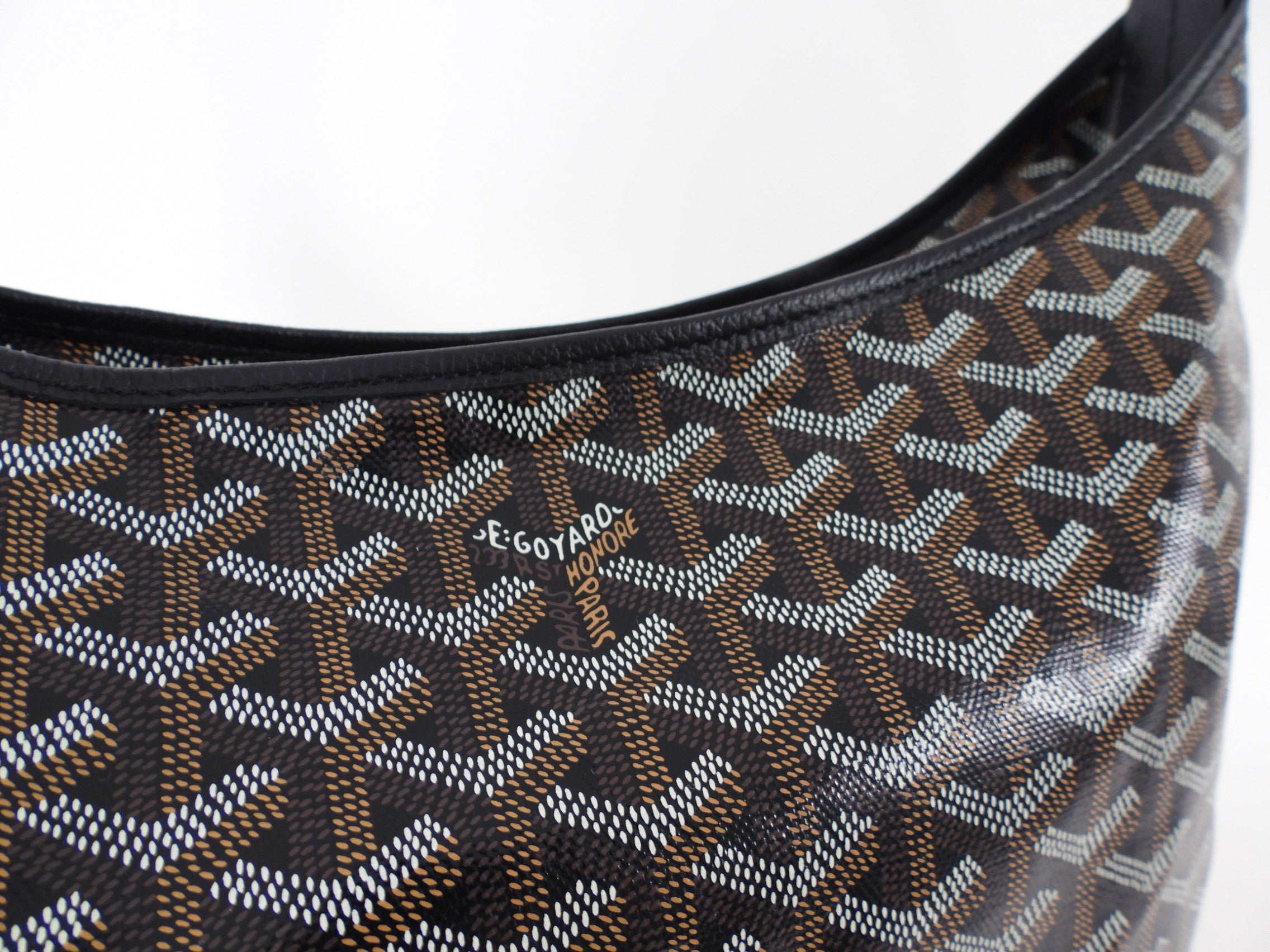 Goyard Black Goyardine Boheme Tote Bag