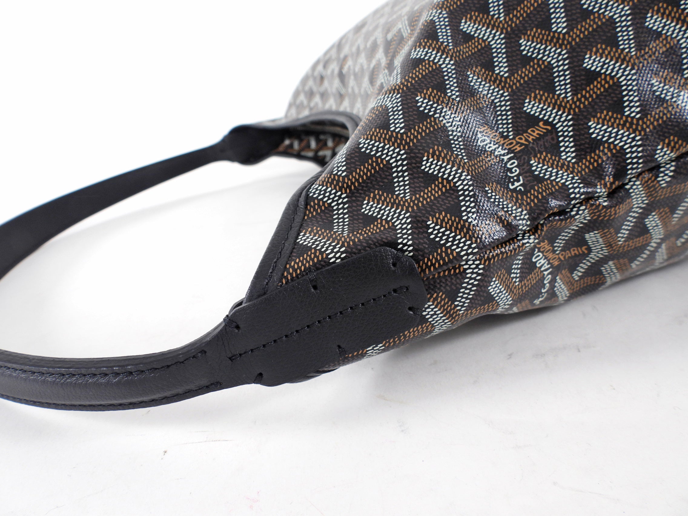 Goyard Black Goyardine Boheme Tote Bag