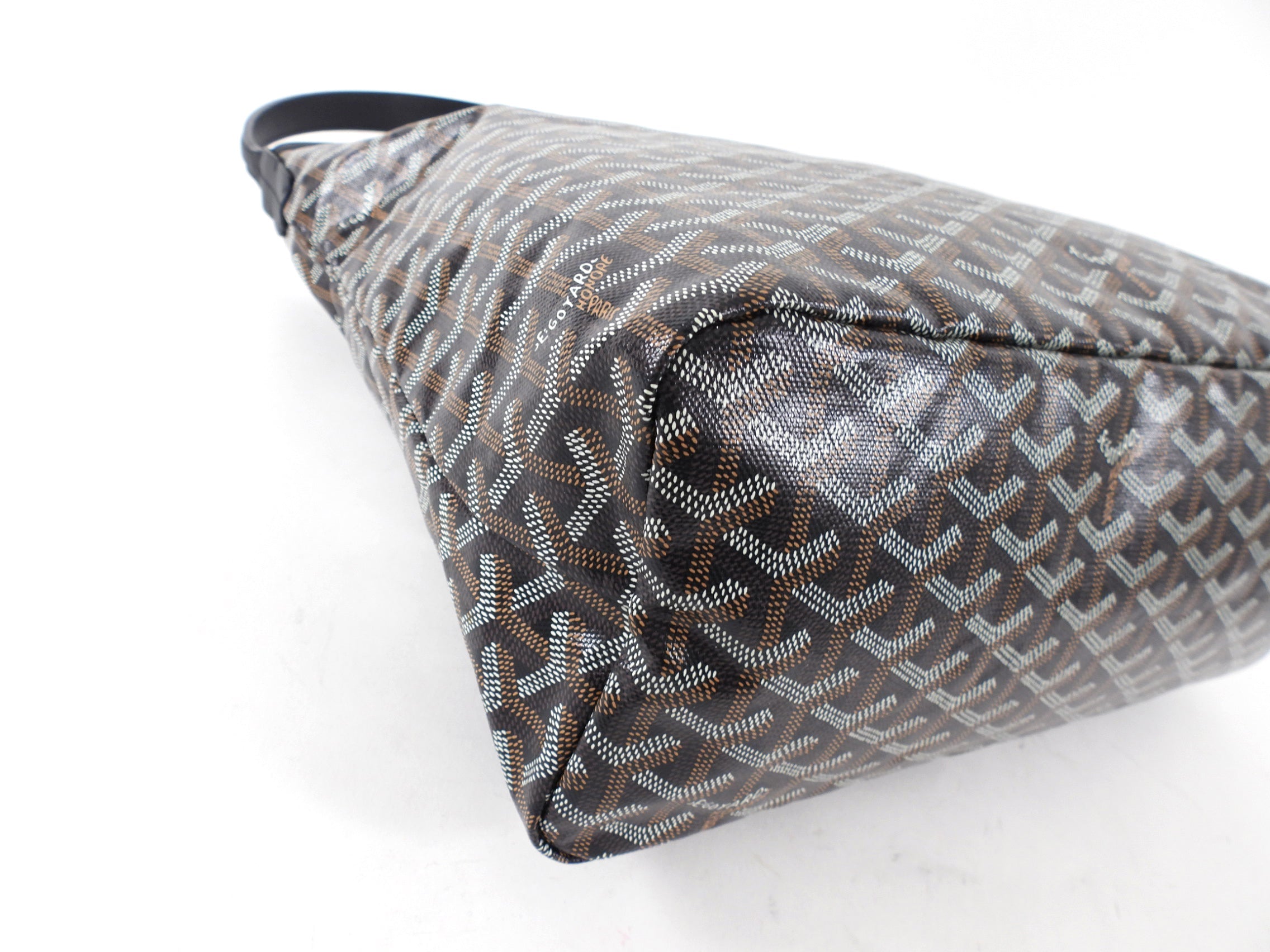 Goyard Black Goyardine Boheme Tote Bag