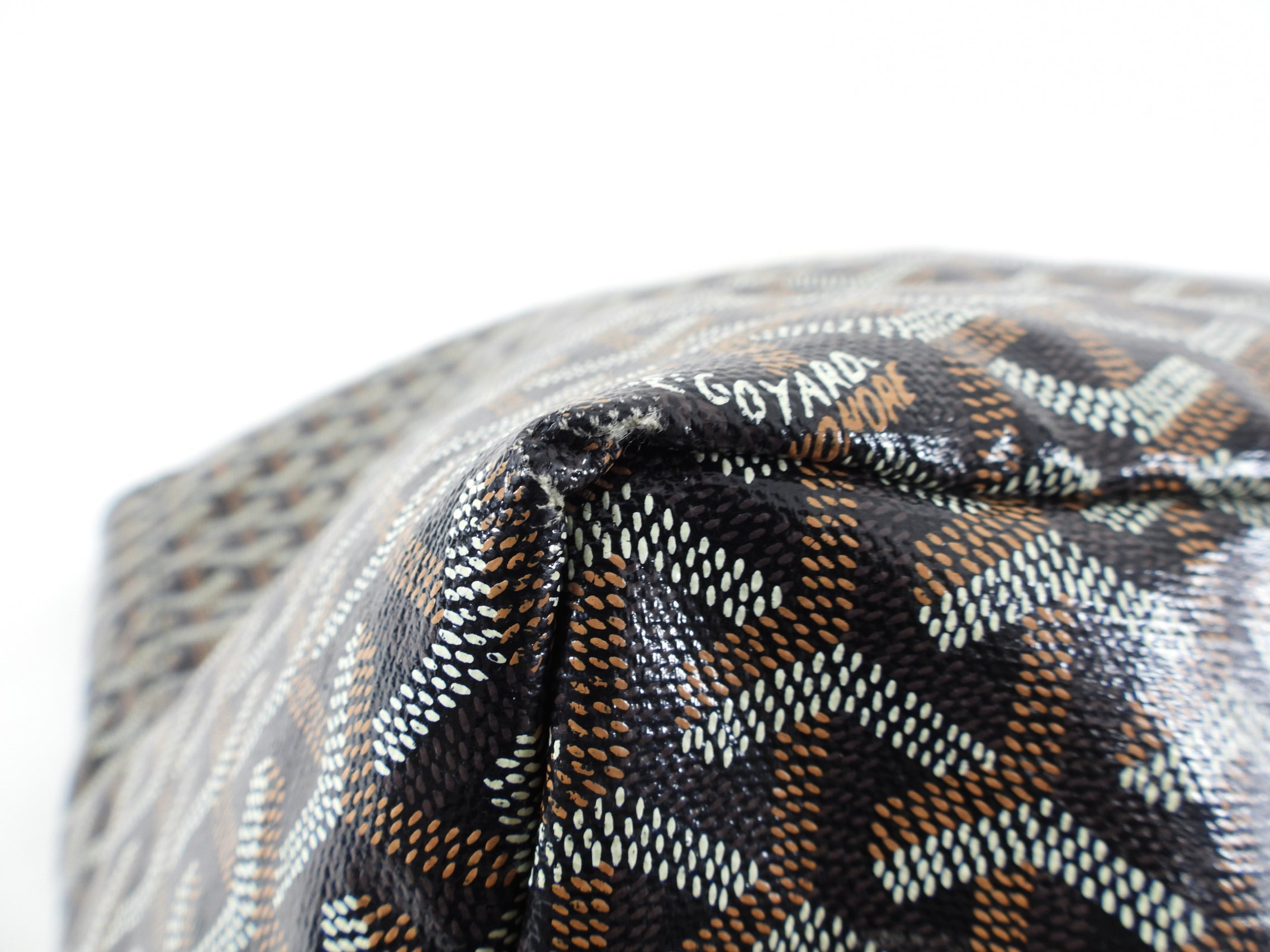 Goyard St. Louis Black Coated Canvas Tote Bag