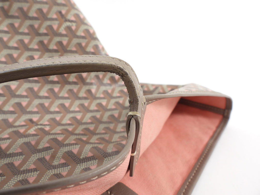 Goyard St. Louis GM Claire Voie Tote Bag Limited Edition Pink Taupe