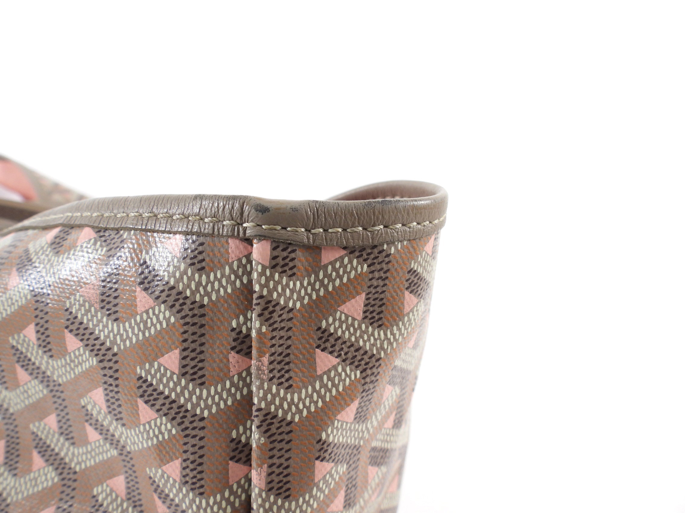 Goyard St. Louis GM Claire Voie Tote Bag Limited Edition Pink Taupe