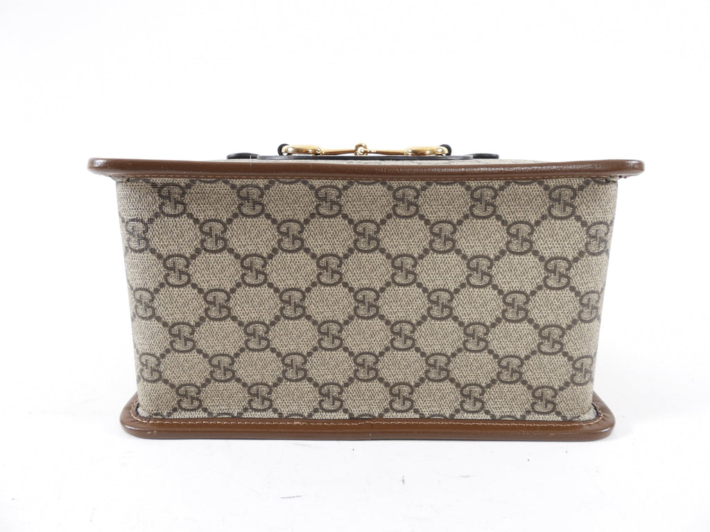 Gucci Monogram Supreme Mini 1955 Box Tote Bag