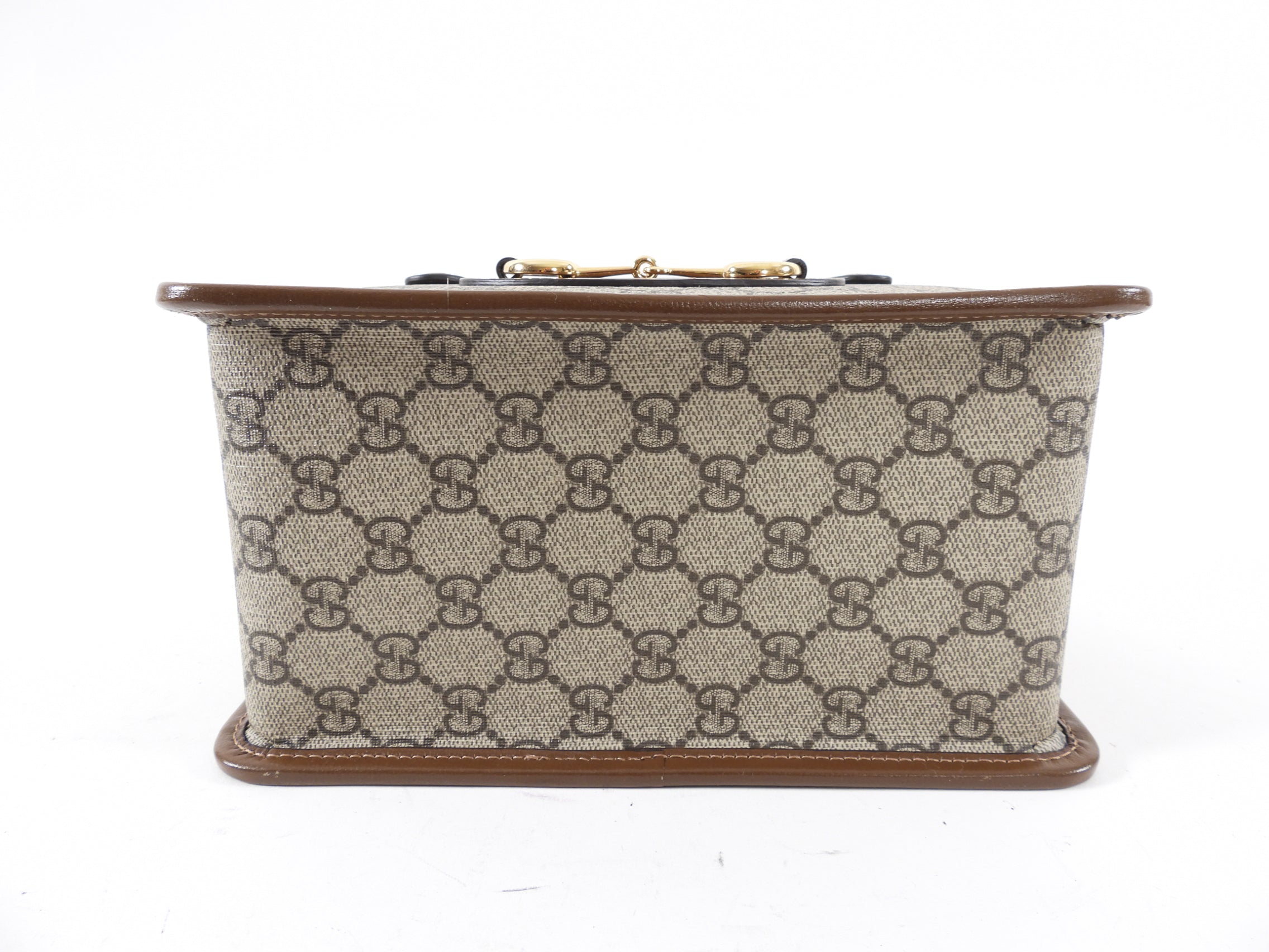 Gucci Monogram Supreme Mini 1955 Box Tote Bag