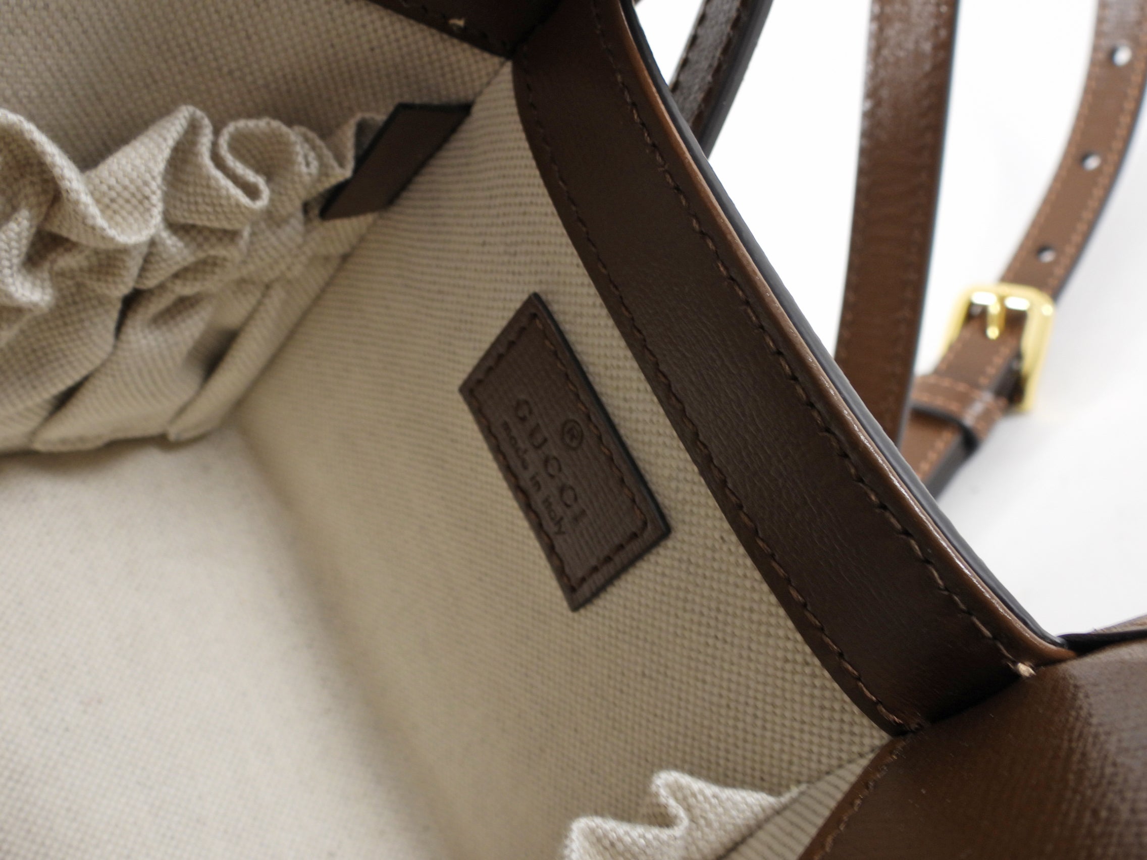 Gucci Monogram Supreme Mini 1955 Box Tote Bag