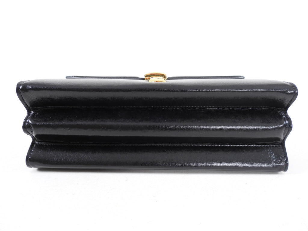 Gucci 1969 Sylvie Small Black Top Handle Two-Way Bag