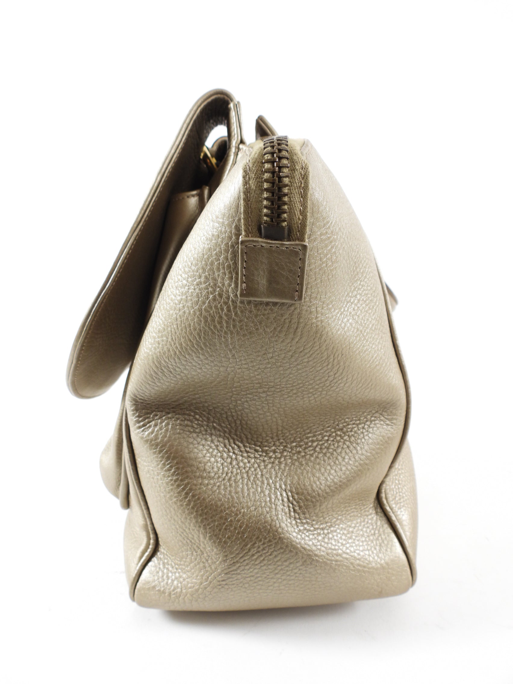 Gucci 1973 Champagne Gold Large Top Handle Bag