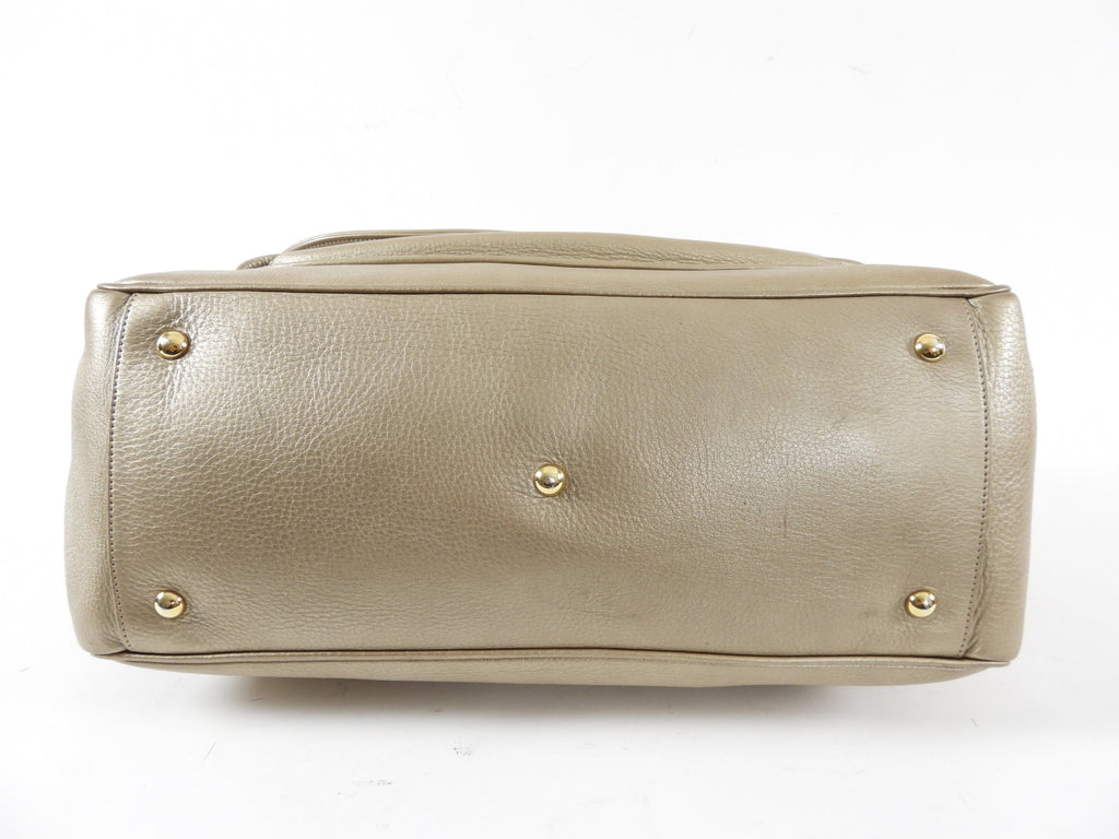 Gucci 1973 Champagne Gold Large Top Handle Bag
