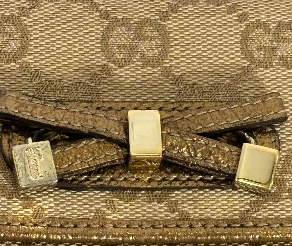 GUCCI MONOGRAM PRINCY CONTINENTAL WALLET