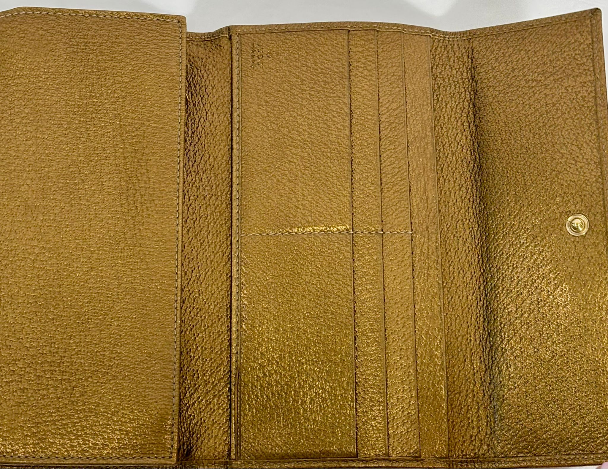 GUCCI MONOGRAM PRINCY CONTINENTAL WALLET