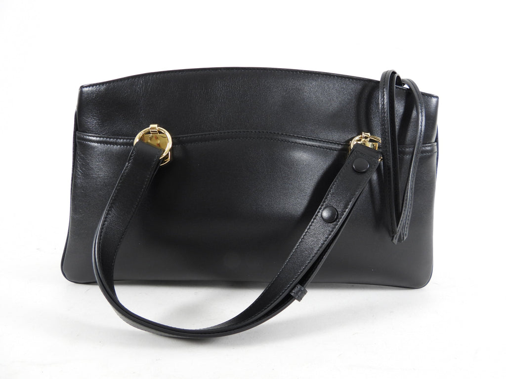 Gucci Black Arli Handle Large GG Shoulder Bag