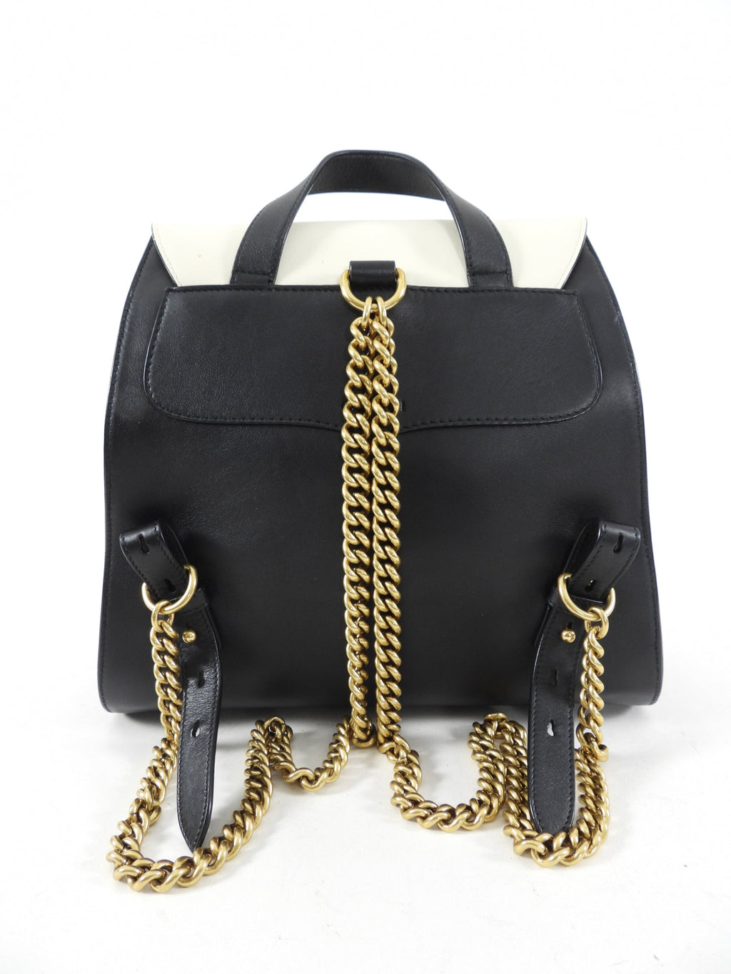 Gucci Malin Backpack Green, Ivory, Black with Tiger Head