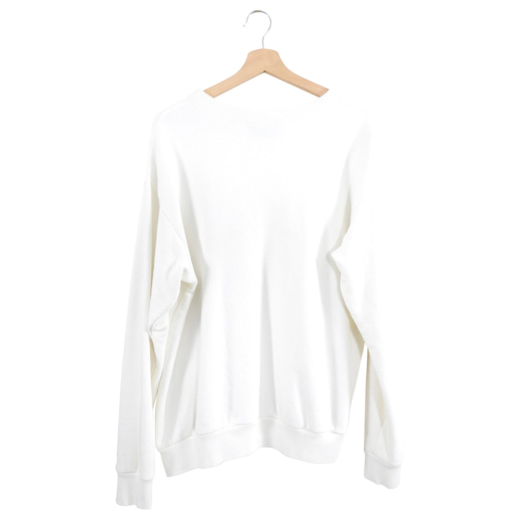 Gucci White Logo Sweatshirt with Teddy Bear