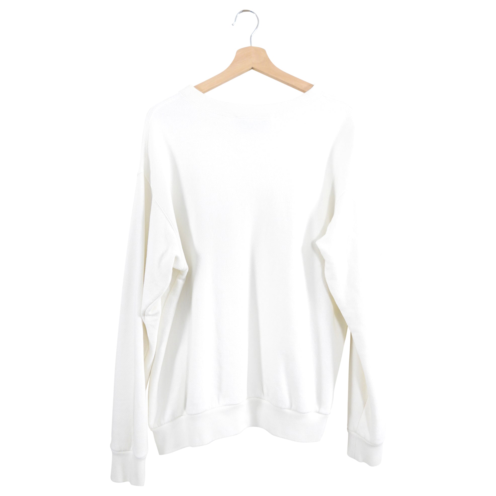 Gucci White Logo Sweatshirt with Teddy Bear