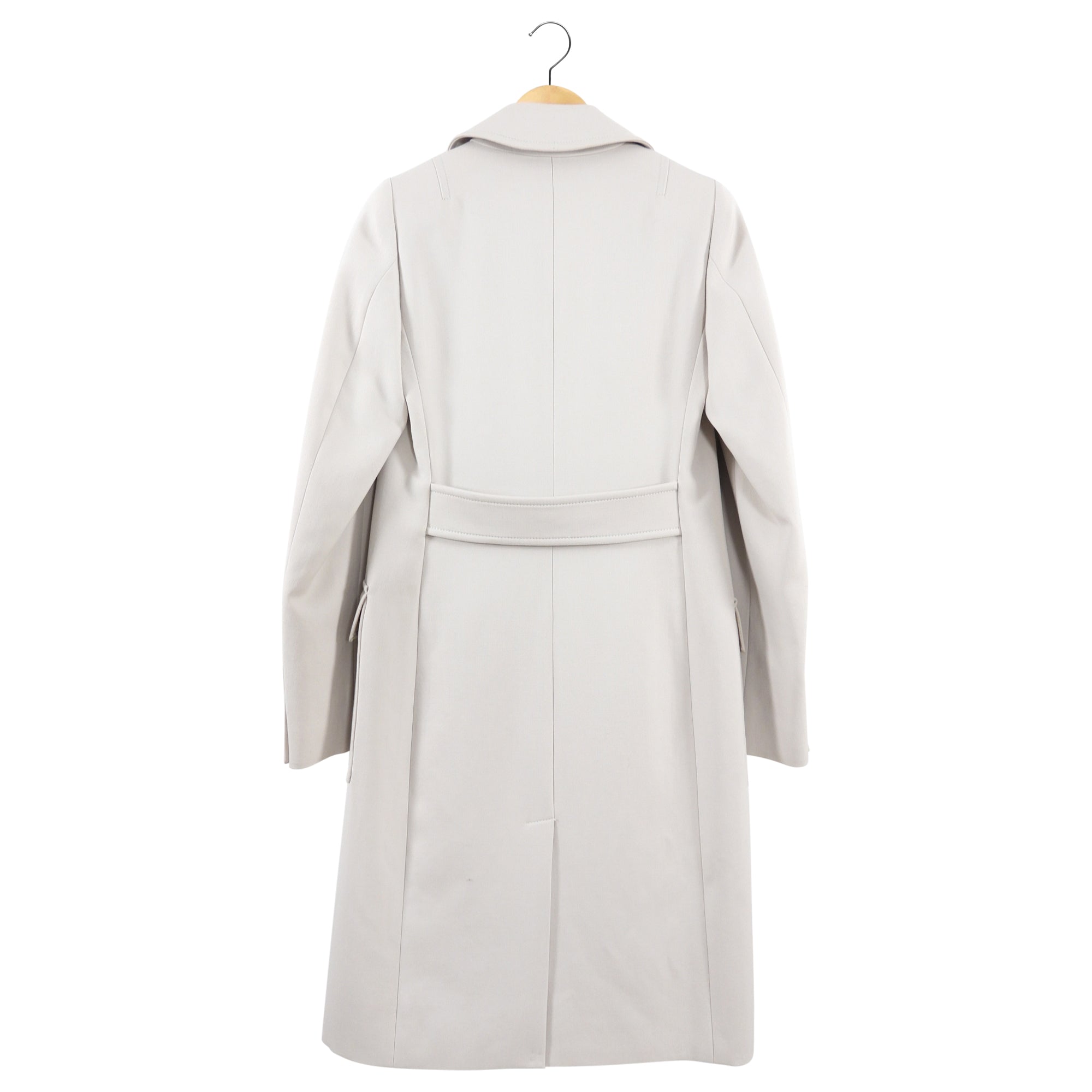 Gucci Light Beige Wool Long Coat - IT42 / USA 6