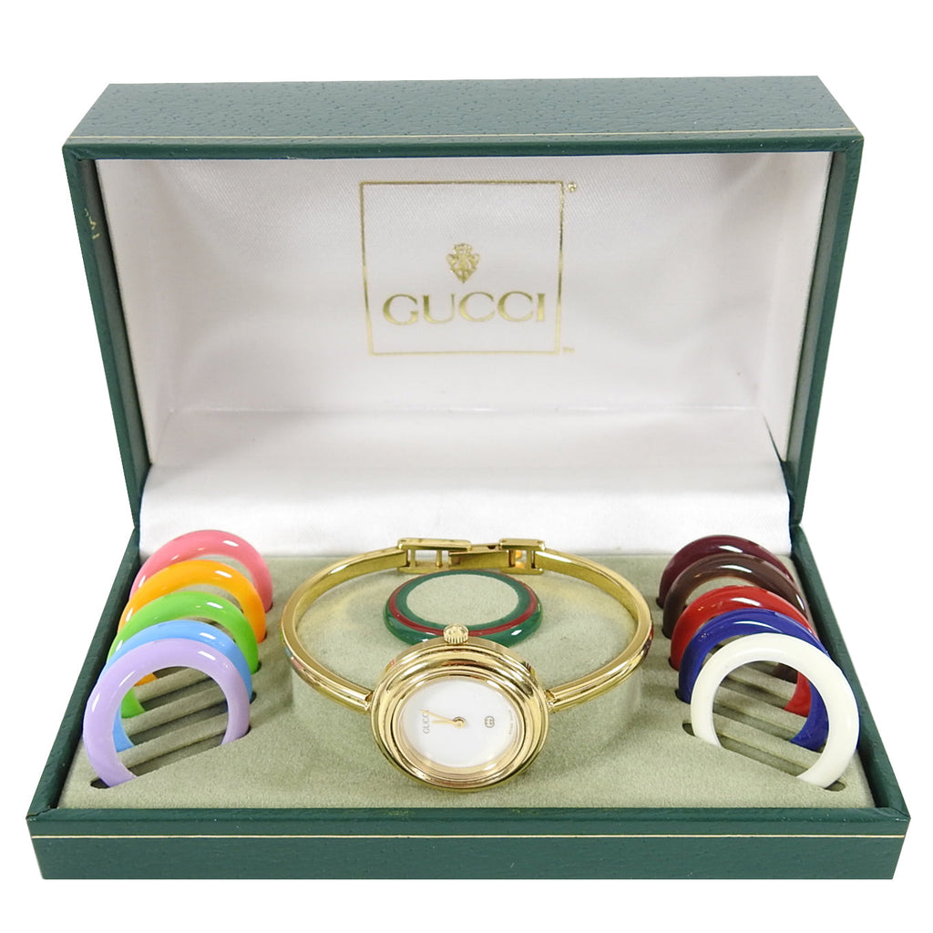 Gucci Vintage Interchangeable Bezels Bracelet Watch