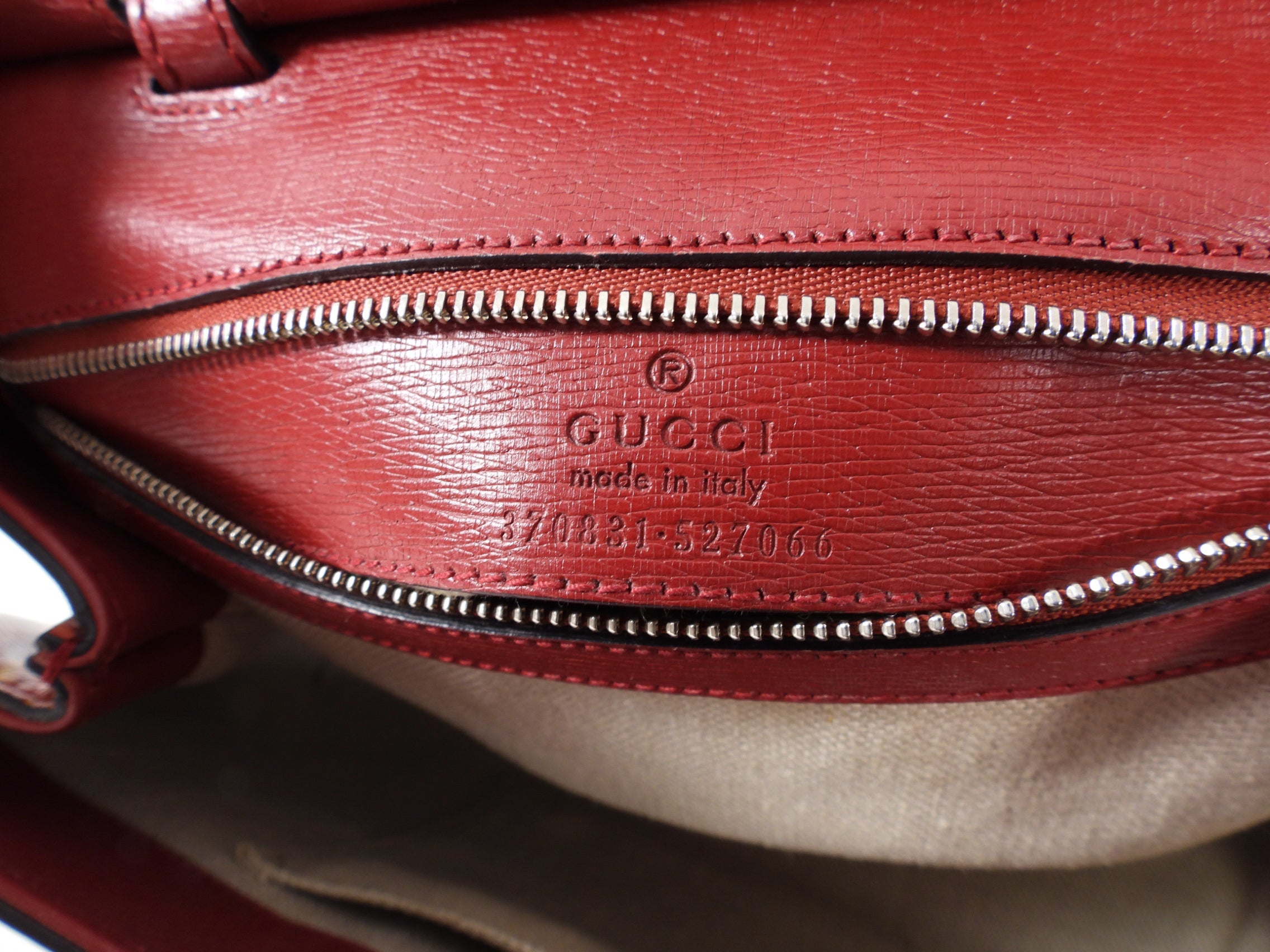 Gucci Blooms Daily Top Handle Two-Way Red Floral Bag