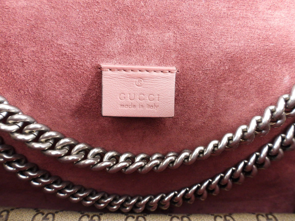 Gucci Monogram Canvas Small Dionysus Blooms Bag