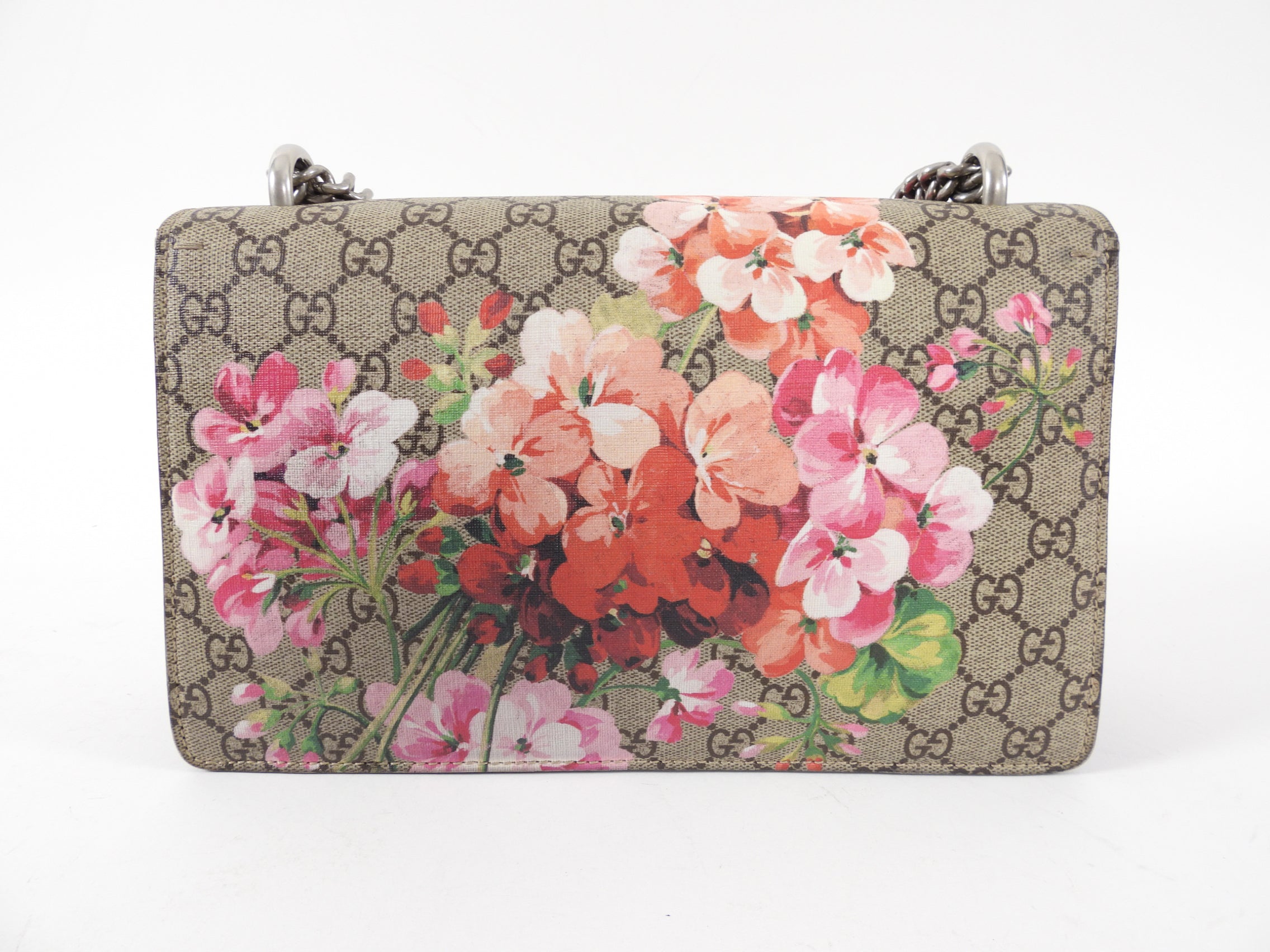 Gucci Monogram Canvas Small Dionysus Blooms Bag