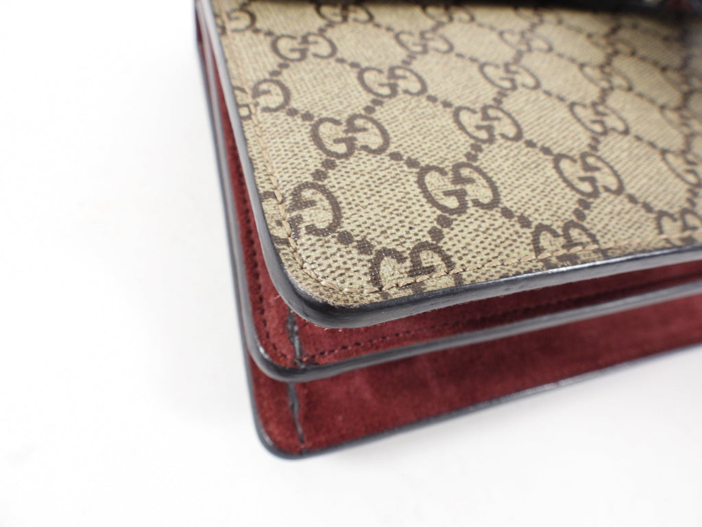 Gucci Monogram Canvas Small Dionysus Blooms Bag