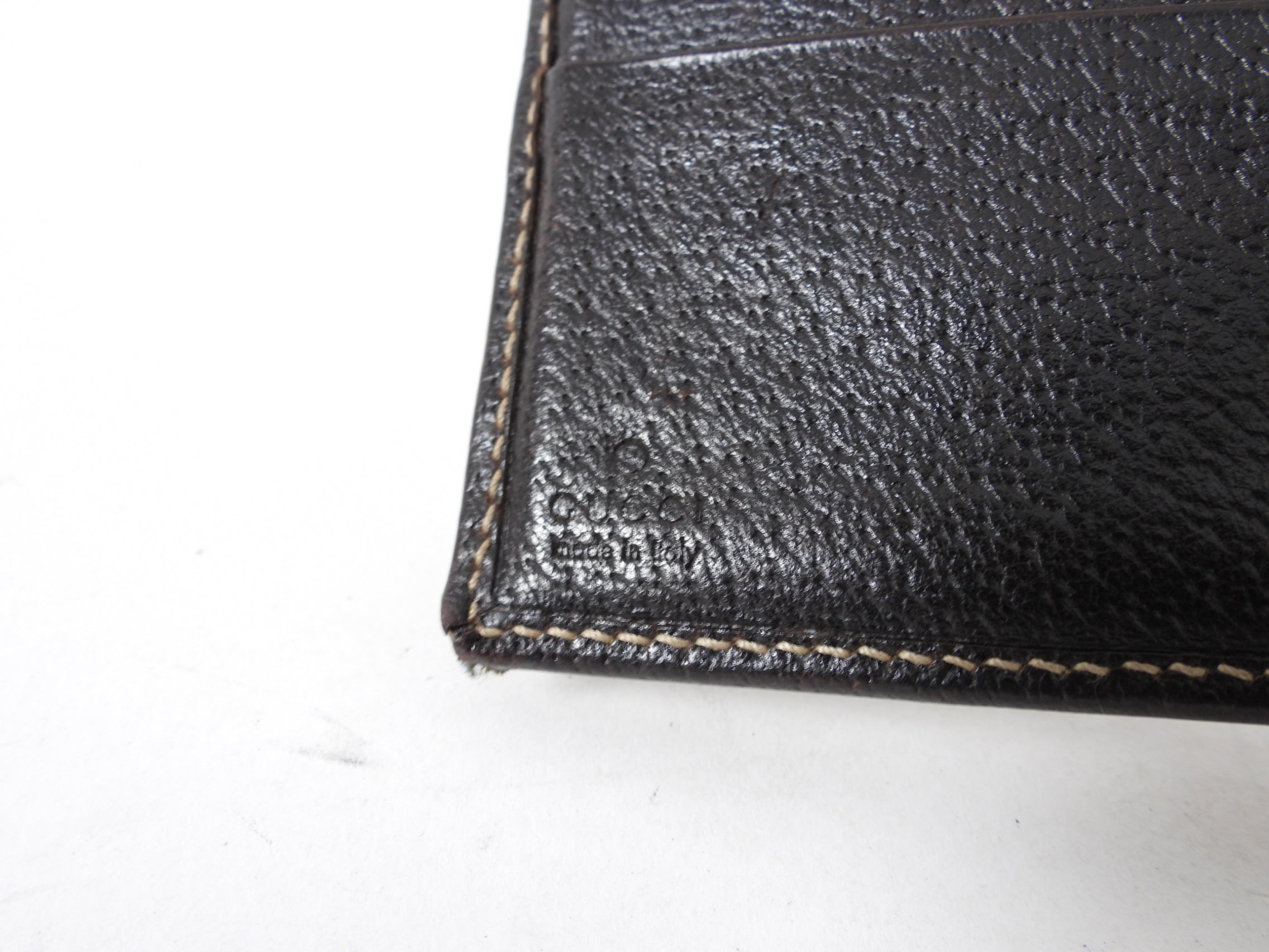 Gucci Princey Brown Monogram Bow Compact Wallet
