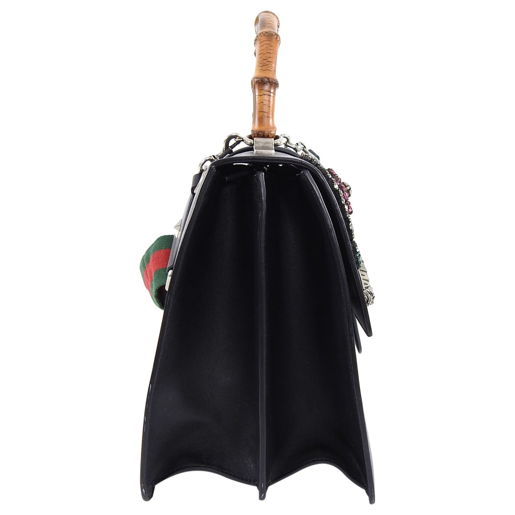 Gucci Large Crystal Flower Embellished Dionysus Bamboo Bag