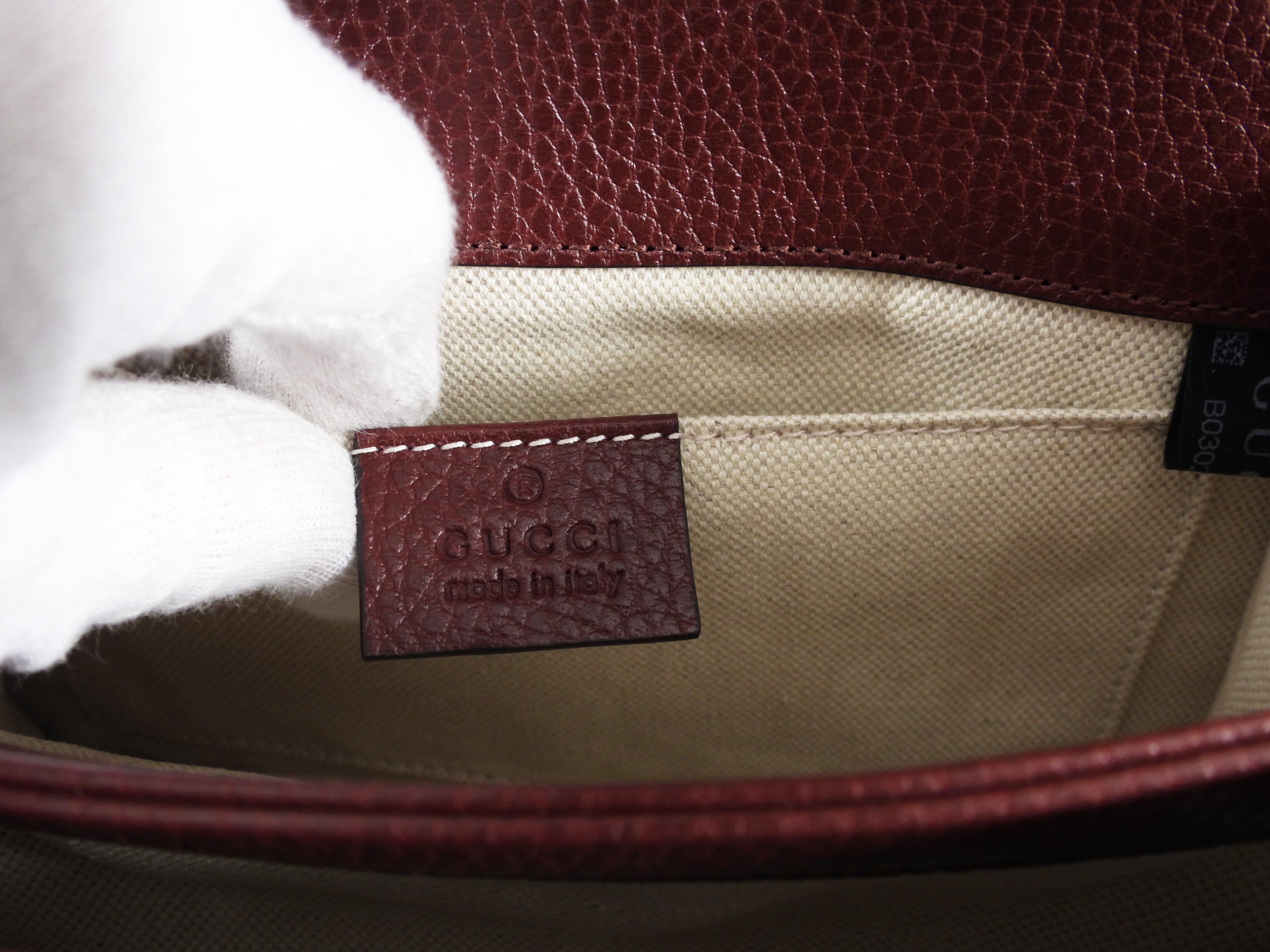 Gucci Burgundy Dionysus Bamboo Mini Web Strap Bag